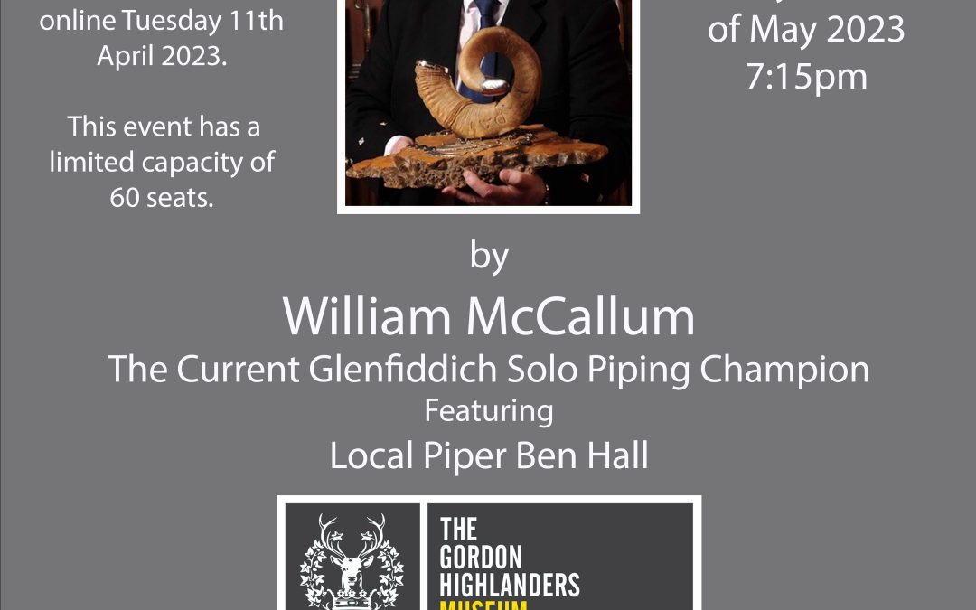 SOLO PIPING RECITAL AT THE GHM!